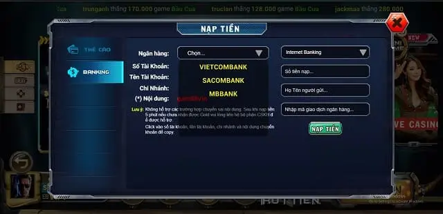 Trong trò chơi baccarat cấp độ C54, người chơi xếp hạng nhất có số lượng người chơi nhiều nhất - C54