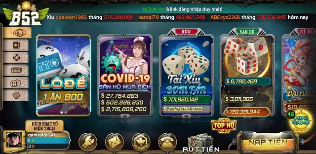 Hướng dẫn nạp và rút tiền trên trang web trò chơi Nohu90 - Nohu90